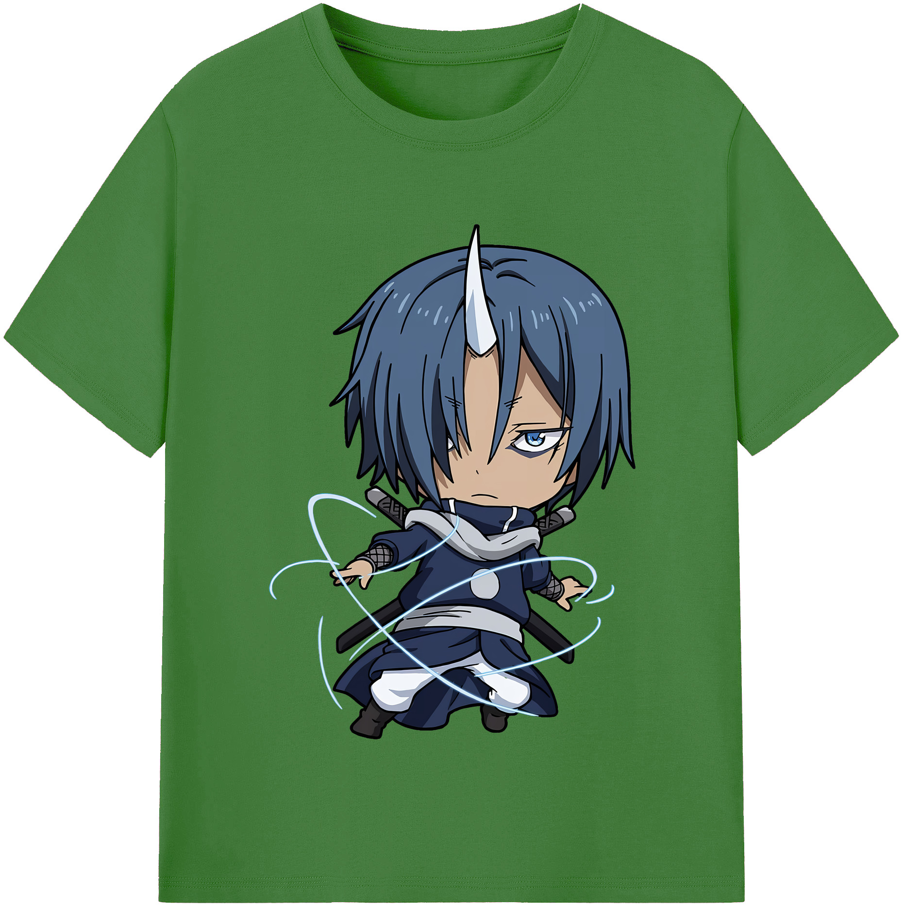 （画像用） 転スラ Regarding Reincarnated to Slime レディースカジュアルプリントTシャツ（綿100％）